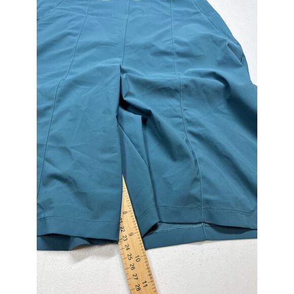 Athleta Cosmic Bermuda Shorts Womens Sz 10 Borealis Teal Stetch - Picture 6 of 7